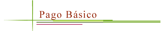 PAC 2015: PAGO BÁSICO / PAGO ÚNICO