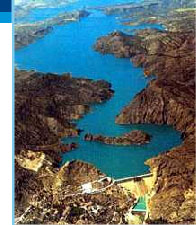 Imagen area de un lago