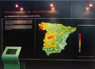 Radiación Gamma natural de España.